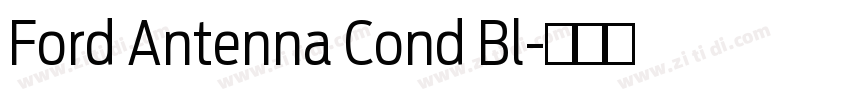 Ford Antenna Cond Bl字体转换
